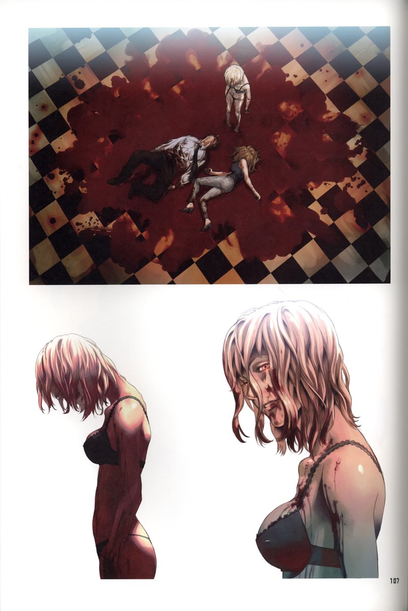 Jeane's backstory is legitimately horrifying and also I LOVE that shot of her turning her head.  #NoMoreHeroes