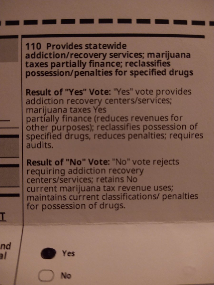 These are looking pretty positive!! #measure109 approves #psilocybintherapy and #measure110 which changes penalties for possession of certain substances and provides counseling instead of prison or jail time. Good job #Oregon!! #ElectionNight #ElectionDay #Elections2020