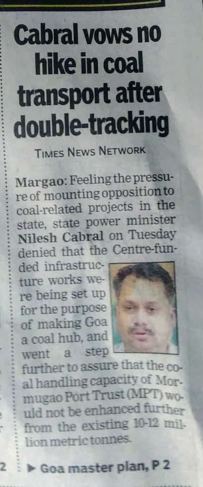 Valerian_TFWAH's tweet photo. One can't fool all the people all the time...
#Nodoubletracking #SaveMollem #SaveGoa #nileshcabral
#NoCoalGoa @TOIGoaNews thanks for your honest reporting. https://t.co/WQSrekvm84