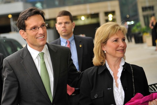 The plan was interesting because it required the use of Eric Cantor's wife, Diana, who was working for Tom Donohue at the time.