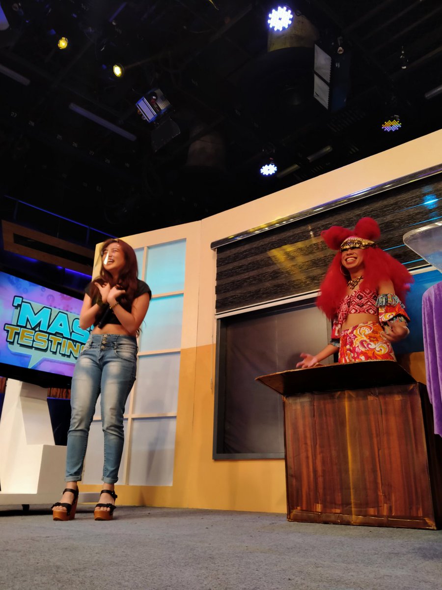 itsShowtimeNa's tweet photo. LT moment with Tumpak Tracer Ella Cruz kasama si Genie-Pon ngayong Miyerkules sa MAS TESTING!
#ShowtimeNovemberific https://t.co/hpkbrIAbb8