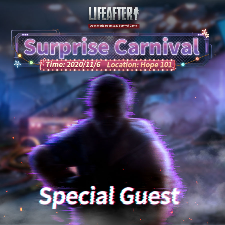 LifeAfter_en's tweet photo. #LifeAfter #SpecialGuest
#CarnivalPreview #Season3
Survivors, there are 2 days left before the Surprise Carnival on 11/06! An old friend from Hope Valley will come, and the special guest also prepares a show for you! Have you guessed who this guest is? Do you remember his story? https://t.co/4y0jG2deR8