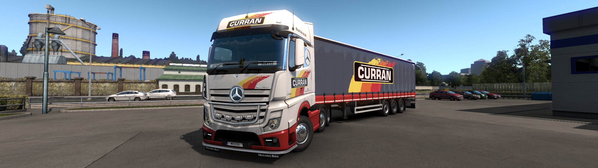 Scs Software We Love Seeing Drivers Get Creative With Their Paint Jobs In Ets2 Amp Ats This Fine Looking Livery Is A Recreation Of The Curransofbangor Company Based In