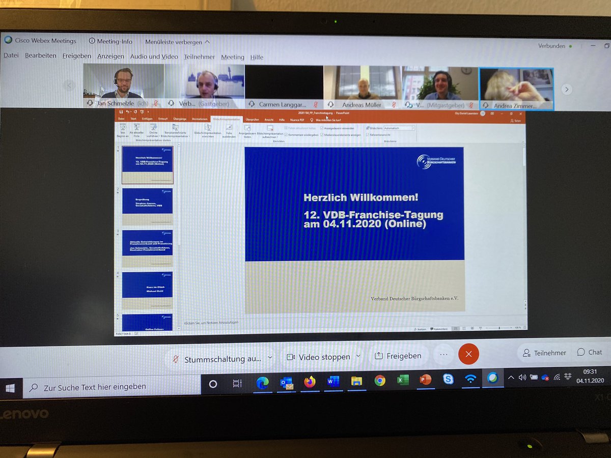 Heute <a href="/Buergschaftbank/">Buergschaftsbank</a> Franchise-Tagung auf der sich @DFVBerlin #Franchisesysteme vorstellen, um eine langfristige #Partnerschaft aufzubauen. Danke für die tolle Zusammenarbeit :-)