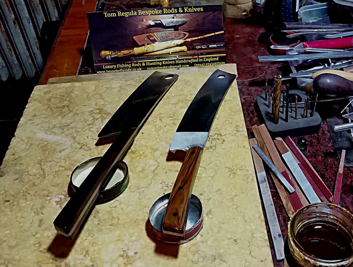 RodsAndBlades's tweet photo. Sneak peek from the workbench😊 #wip #michelangelofoundation #ExperienceExcellence #HomoFaberGuide #chefsknife #bespoke #artknife #chef #cooking #eatclean #bbq #grill #smoked #food #steak #meat #customknives #edc #handmadebritain #customcutlery #art #Eatingtools @eatingtools https://t.co/iinodCcQtr