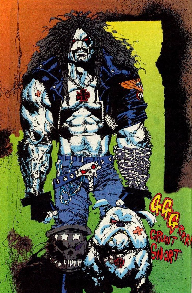 One theory about the Nubo, he was created to make him easier to adapt to live action, many of Lobo's classic comics have him with one of the most over the top physiques in comics and this would make him much easier to get a real actor.