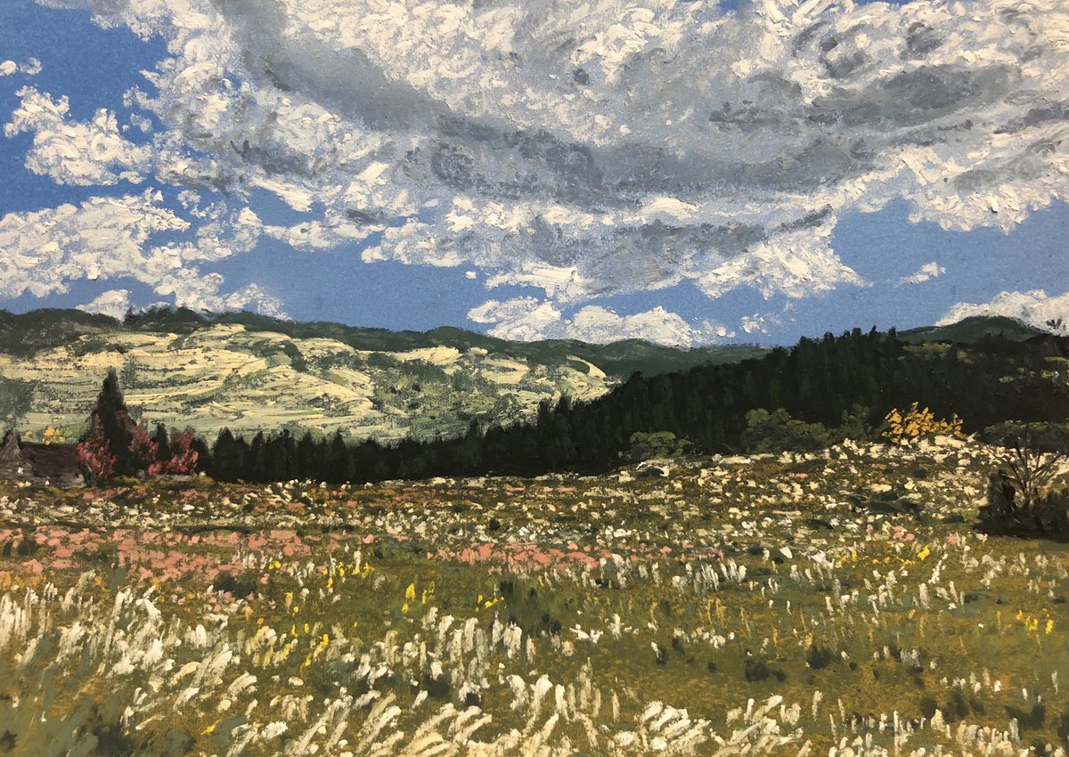 今回のパステル画そして画集『Pastel』は僕が掴んだ幸福とは何かが