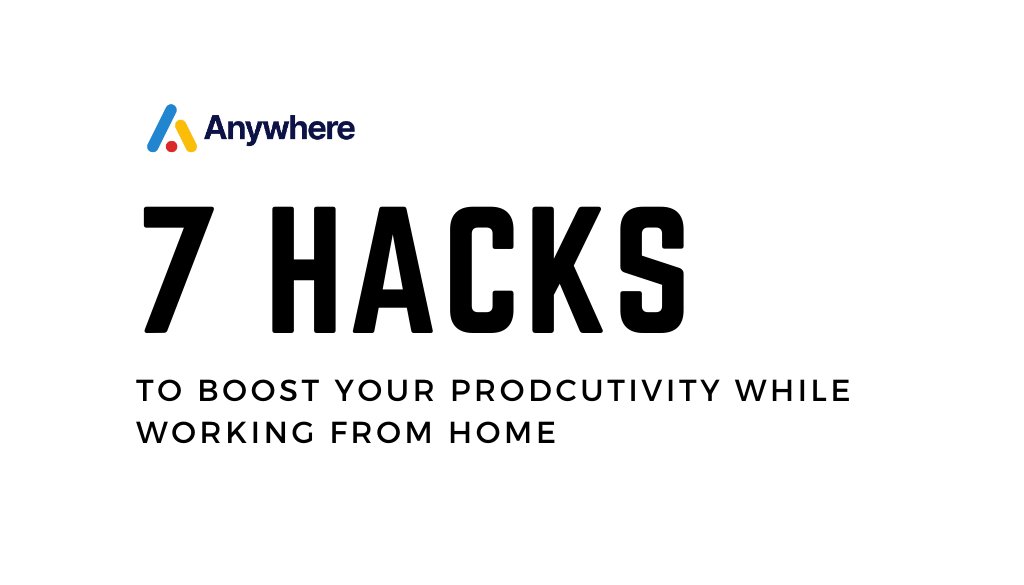 AnywhereAppIO's tweet photo. After almost 6 months of prolonged WFH, here are some pro-tips from personal experience on how to make the best of it.
https://t.co/u3UhOHJMvk
#WorkFromAnywhere #WorkWithAnywhere #RemoteWork https://t.co/0AJ9dYeAnY