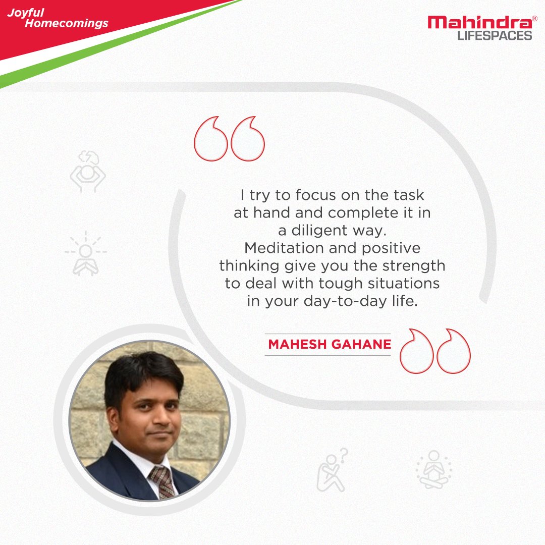life_spaces's tweet photo. Our colleague Mahesh Gahane's top advice to take the edge off everyday stress: concentrate on the task at hand and always back yourself! 
More power to you, Mahesh!

#StressAwarenessWeek #LifeAtMLDL #WorkFromHome #MentalFitness https://t.co/uf80usIPdN