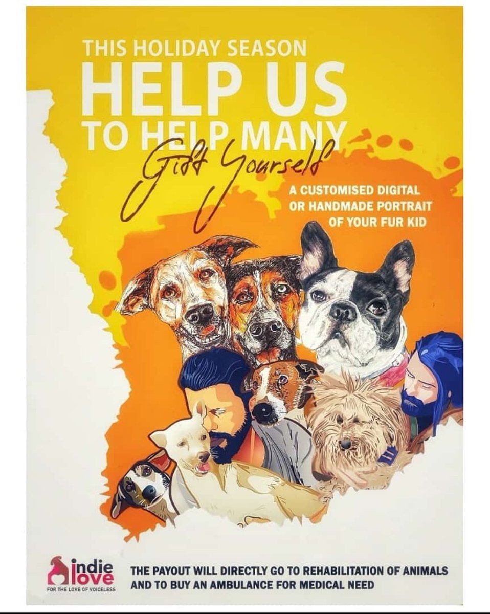 arsachdeva's tweet photo. Help @indielove_care in creating a better world for pooches.
And get something to flaunt too!
#indies #adoption #custompotrait #dogsoftwitter https://t.co/FlcKBP4ZvJ