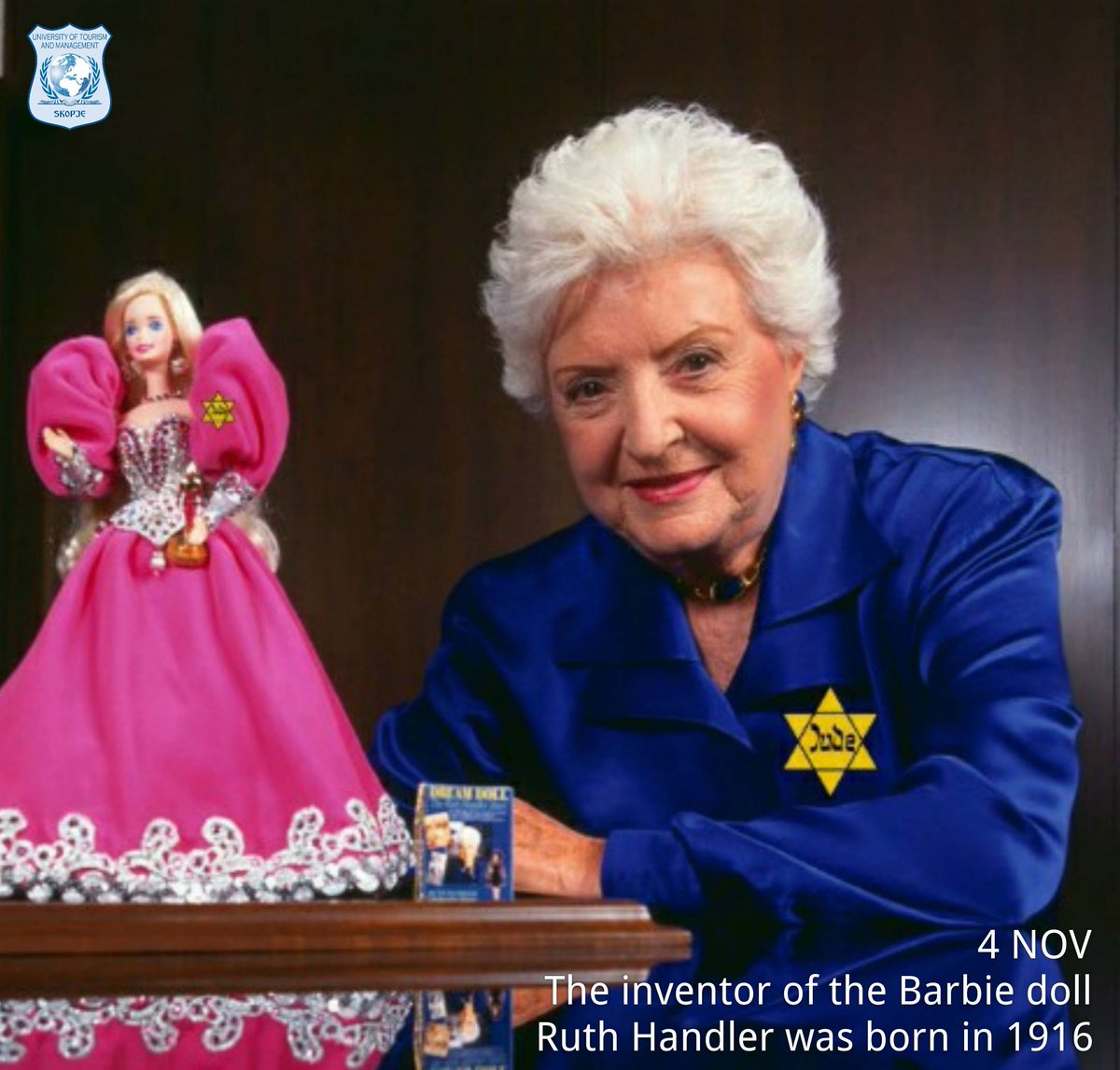 UTMSkopje's tweet image. #barbie #doll #ruthhandler #dayoftheyear #skopjeutms📚 #simplythebest #utms #bestuniversity #college #student #study #school #education #students #studentlife  #studying #photooftheday #studymotivation #collegelife #motivation #tourism #universitylife