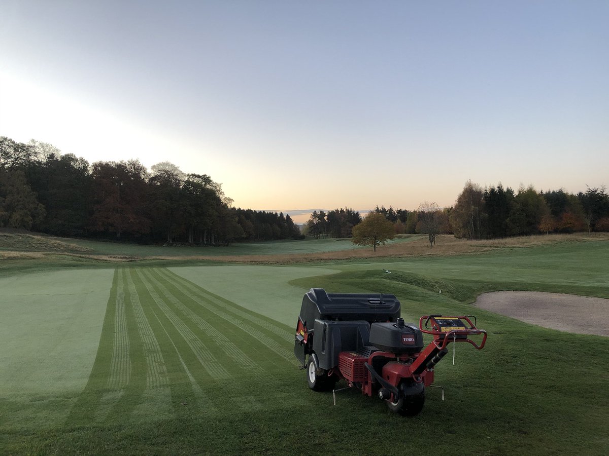 98Angus's tweet image. Hopefully dodging the frost this morning @The_Roxburghe. Set to be another good day ☀️