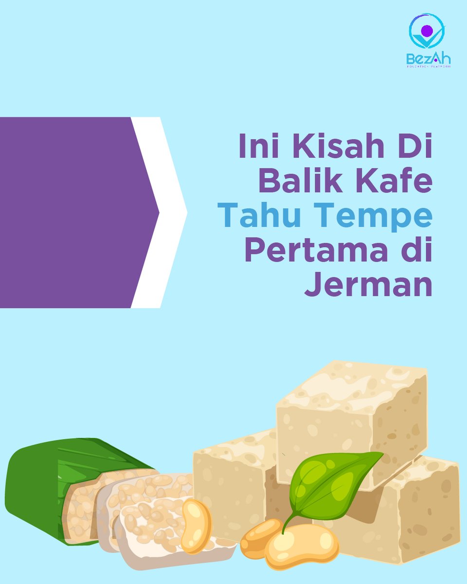 BezahOnline's tweet photo. Bagi orang Indonesia, menyantap tahu dan tempe merupakan hal yang biasa namun tidak dengan orang luar negeri. Keberadaan tahu dan tempe bahkan dianggap sebagai primadona, apalagi bagi kelompok vegetarian. 
Memanfaatkan hal tersebut, seorang pemuda asal Bandung https://t.co/Tg1ljdmCa9