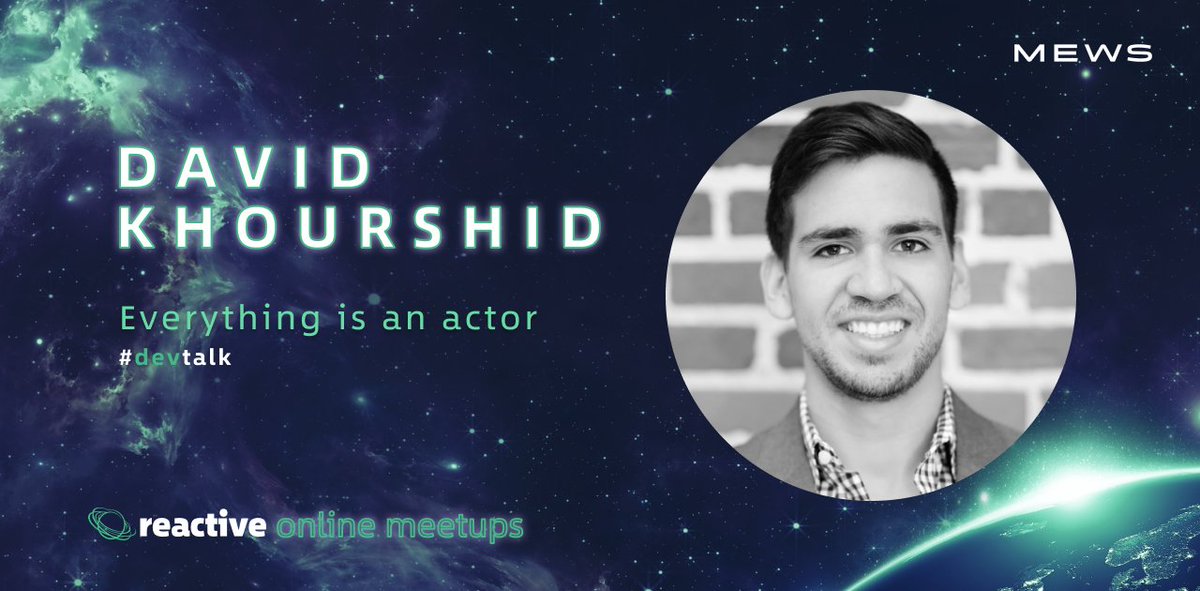 ReactiveMeetups's tweet image. We are super excited to welcome back on our stage (well online stage) @DavidKPiano  from #Microsoft  and the creator of Xstate. Join his talk “Everything is an Actor” on NOV 10th, 7pm CEST via 👉bit.ly/join_the_webin…
#MIKI💚YOU #goreactive #reactivemeetup #reactivegoesonline