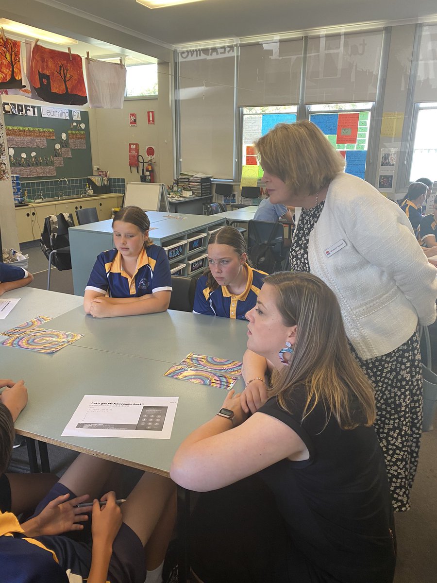 It was a pleasure to host <a href="/MarkBarraket/">Mark Barraket</a> and <a href="/MichelleSapsed/">Michelle Sapsed</a> today at <a href="/CamdenSouthPS/">CamdenSouthPS</a> to proudly share our journey in our Year of Challenge. At CSPS we grow great teachers to grow great learners! #learningmuscles #Challenge