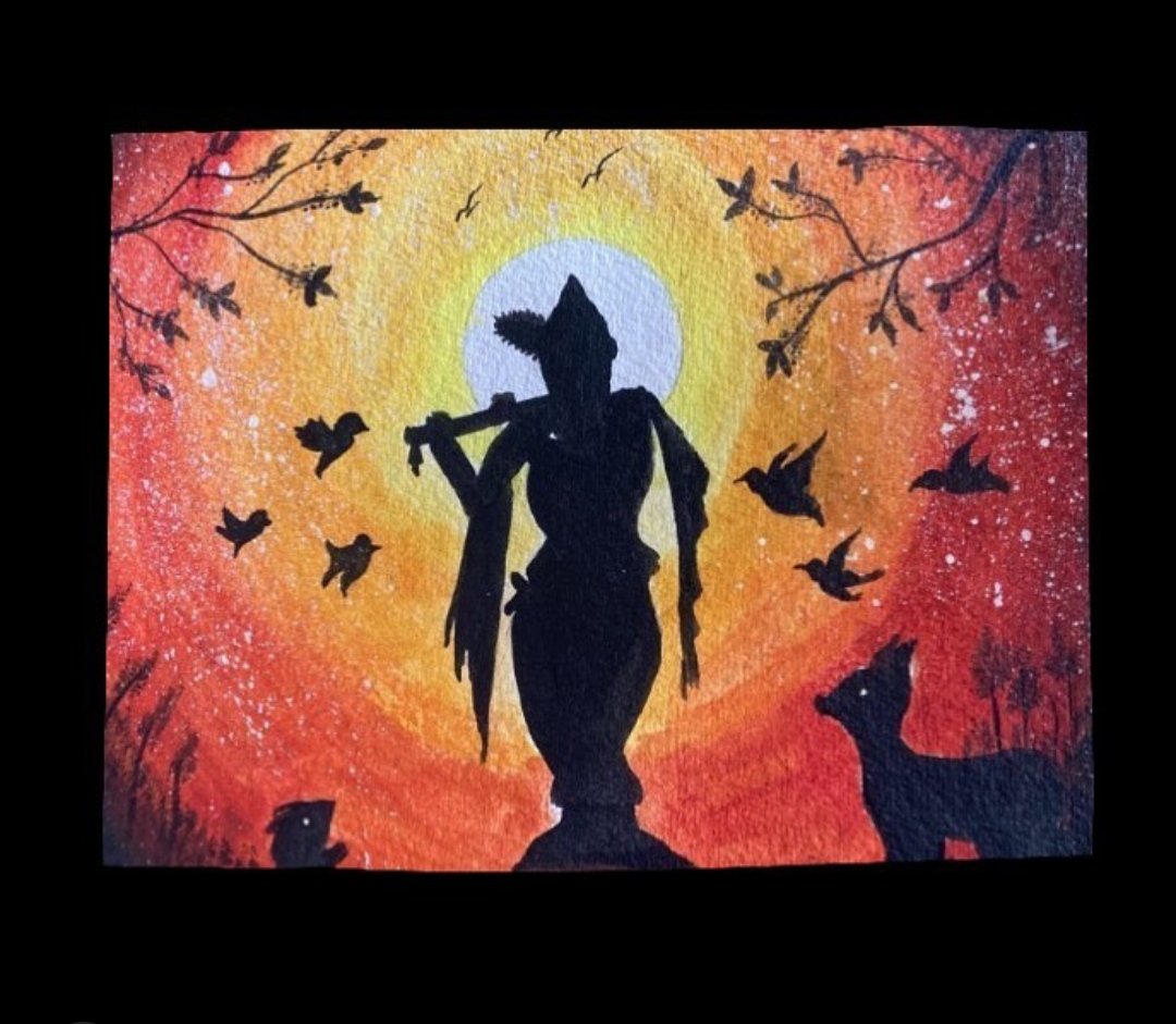 creassic2's tweet photo. May Lord Krishna’s flute invite the melody of love into your life...🙂🤗❤️
.
Done by: @tanisharathod4
.
.
#timeforcreativesouls #livecreatively #courageouscreative #colourlover #creativespirit #creatorslane #creative space #cultivative #modernmaker #showyourwork #colorstudy https://t.co/mD2kFupXrq