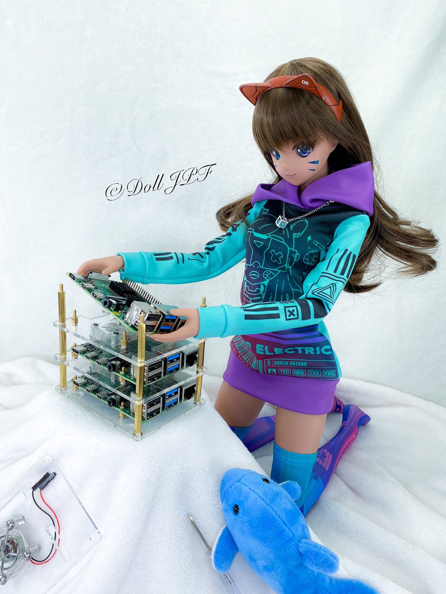 AndroidPDF's tweet image. 芽ちゃん: ラズベリーパイ4を使ってKubernetesクラスター作るニャン💕 ฅ(Ф∀Ф)ฅ .
#raspberrypi4 #raspberrypicluster
#toocuteclub #dollcomputing
#smartdoll #smartdollprowesstea #catgirl #dolljpf #culturejapan #doll #dollphotography #fashiondoll