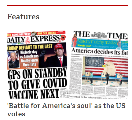 Bit harsh of the BBC News website this morning