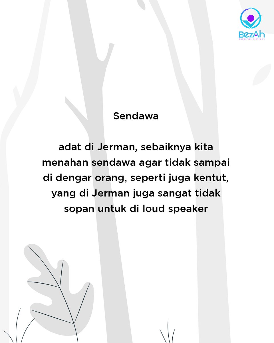 BezahOnline's tweet photo. Kebiasaan orang jerman yang bertolak belakang dengan indonesia [PART 1] #bimbelonline #bimbelmurah #bimbelbandung #bimbelindonesia #Bezah #Bezaheducationplatform  #bimbelbahasajerman #bimbelterbaik #bahasajerman #kursusbahasajerman #kursusjerman https://t.co/yUTjJRetVf