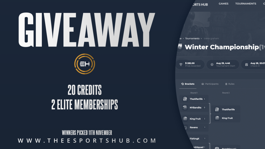 ExoticZlol's tweet photo. 🎉GIVEAWAY🎉
20 Credits and 2 Elite Memberships is up for grabs!

How to enter:
- Follow @TheEsportHub &amp; @ExoticZlol 
- Like + RT this tweet
- Tag a team-mate

Winners picked 11th November.
Website will launch on the 12th November! 👀 https://t.co/Qam1Gq53sU