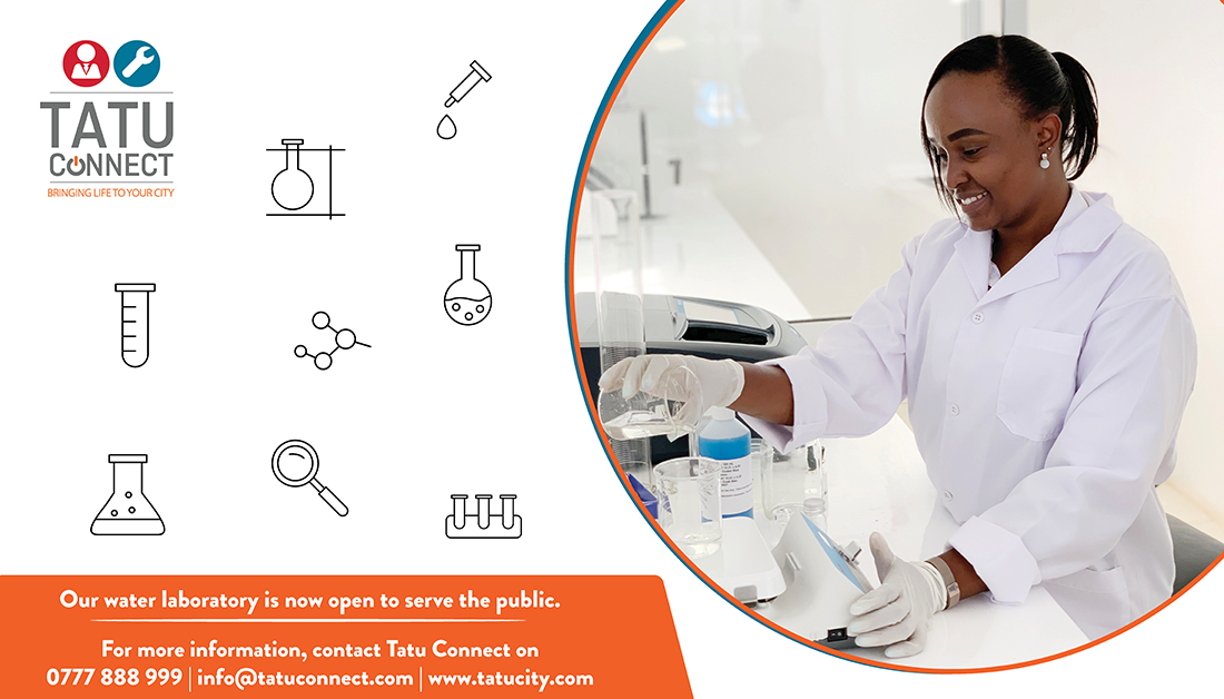 Tatu_City's tweet photo. Our water laboratory is now open to serve the public. Businesses and domestic water users can have their water tested at our licensed water laboratory at a reasonable fee. For more information, contact Tatu Connect on 0777 888 999 or info@tatuconnect.com.
#TatuConnect https://t.co/5CaEqrIEcA