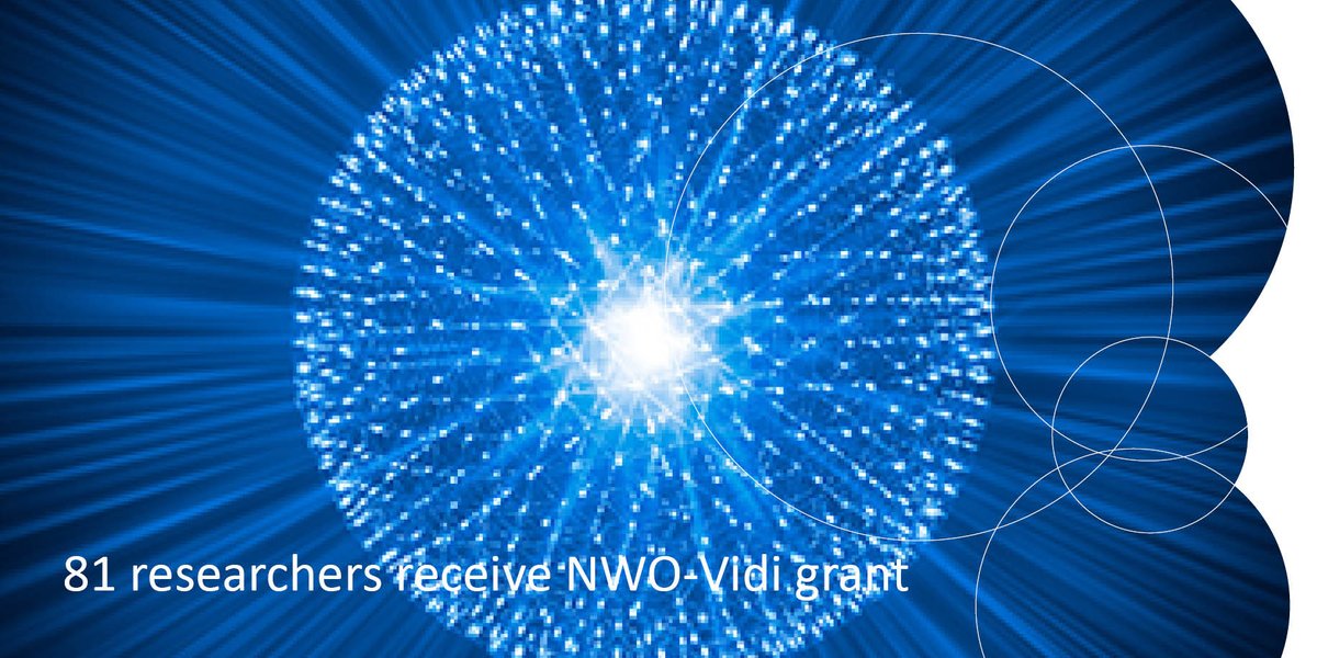 NWONieuws's tweet photo. 81 researchers receive NWO-Vidi grant worth 800,000 euros. With the grant the laureates will do research on a variety of subjects including light-controlled nanosystems, fast and silent metabolic MRI for children and peacebuilding in early modern France: https://t.co/YjyTewTpT1 https://t.co/3qWNhHVs8E