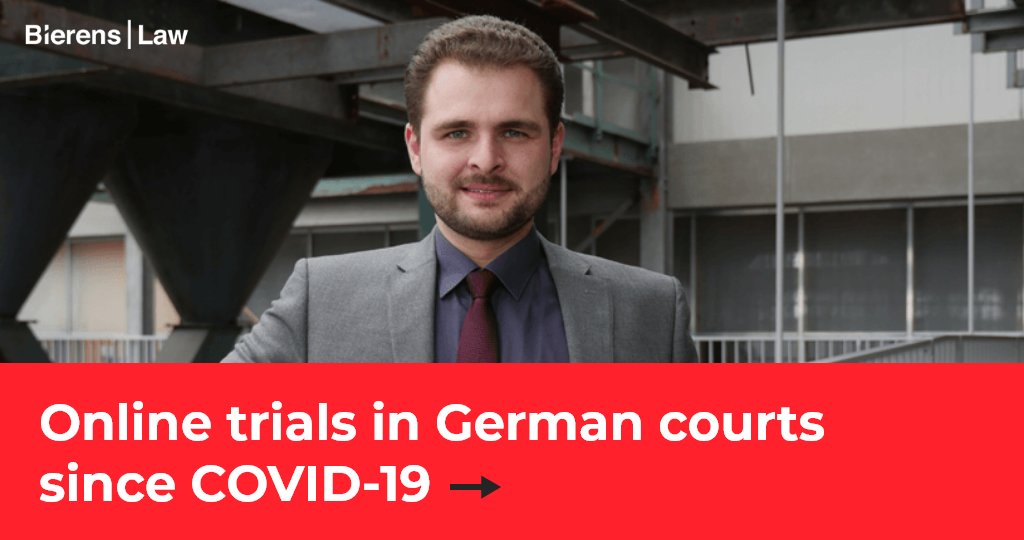 Covid-19 has had a profound influence on Germany's courtroom proceedings.

With online trails now becoming the norm, our in-house German lawyer, Roman Zemtsovskiy, took the time to break down these changes in a recent article. 

 #debtcollection #covid19

ow.ly/t95650Cal4Y