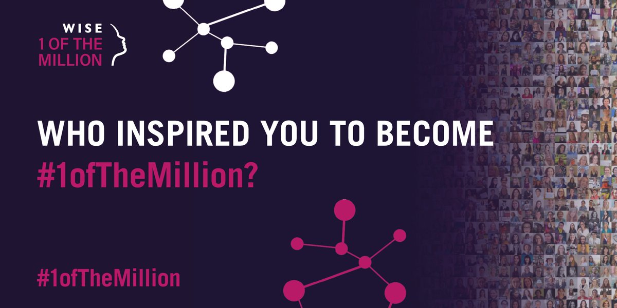 thewisecampaign's tweet photo. Today we celebrate the role models, mentors, &amp; allies who have inspired women to choose STEM.

Tag, share photos, shine a light on those who are making a difference, and let us know...

... Who inspired you to become #1ofTheMillion

1 Million #WomeninSTEM

https://t.co/fZDVFUz78J https://t.co/eoG1YvG99h