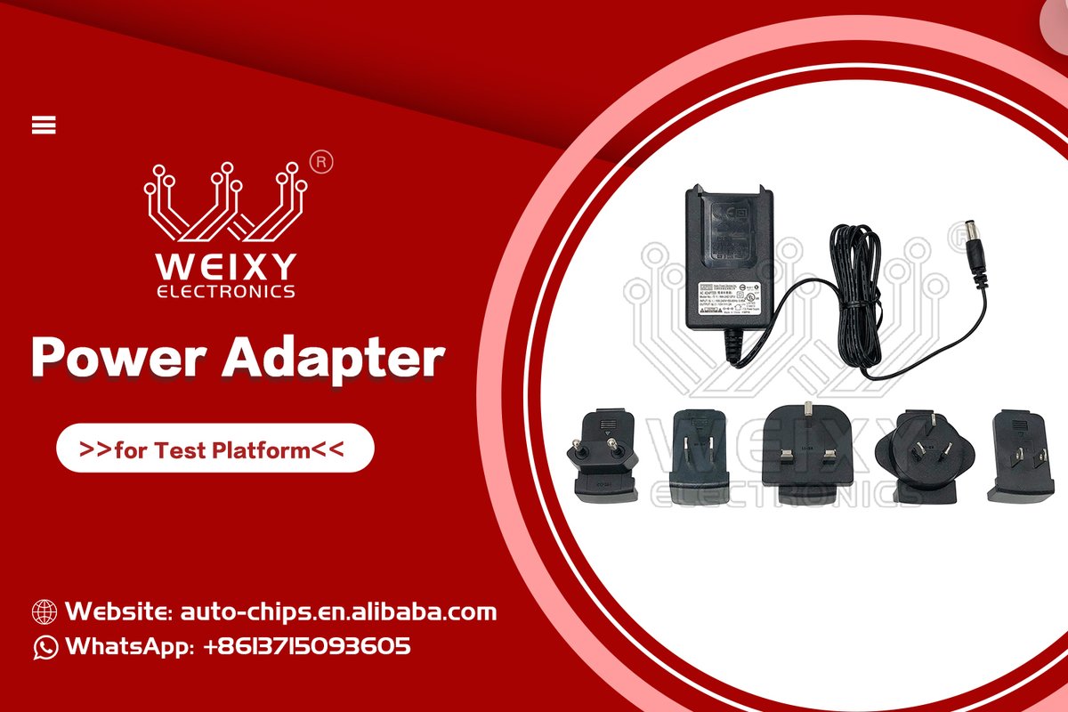 Weixinye2's tweet image. Power Adapter for Test Platform
✅Suitable for all Countries.
✅Meets the power requirements for diagnosis or programming of the control unit on the bench.

📷WhatsApp:+8613715093605

#Poweradpater #TESTPLATFORM #diagnosis #programming #onbench #WEIXY #weixinye