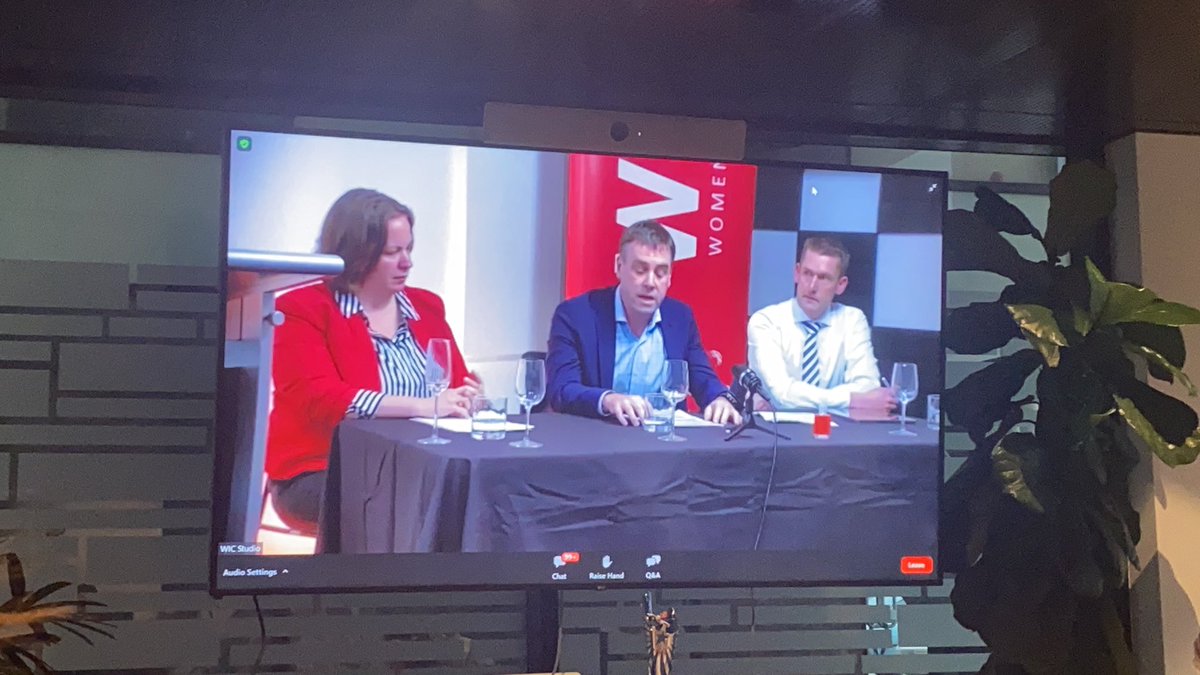 OmearaJess's tweet photo. Sarah Pohill, Phil Dawson and Scott Cass-Dunbar arguing cities are dead in the WIC 2020 debate #wicdebate2020 https://t.co/cwBj5aSWiv