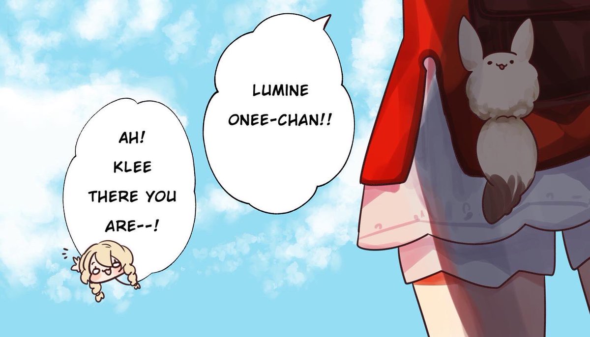Lumine and Klee short comic ? #genshinimpact #原神 