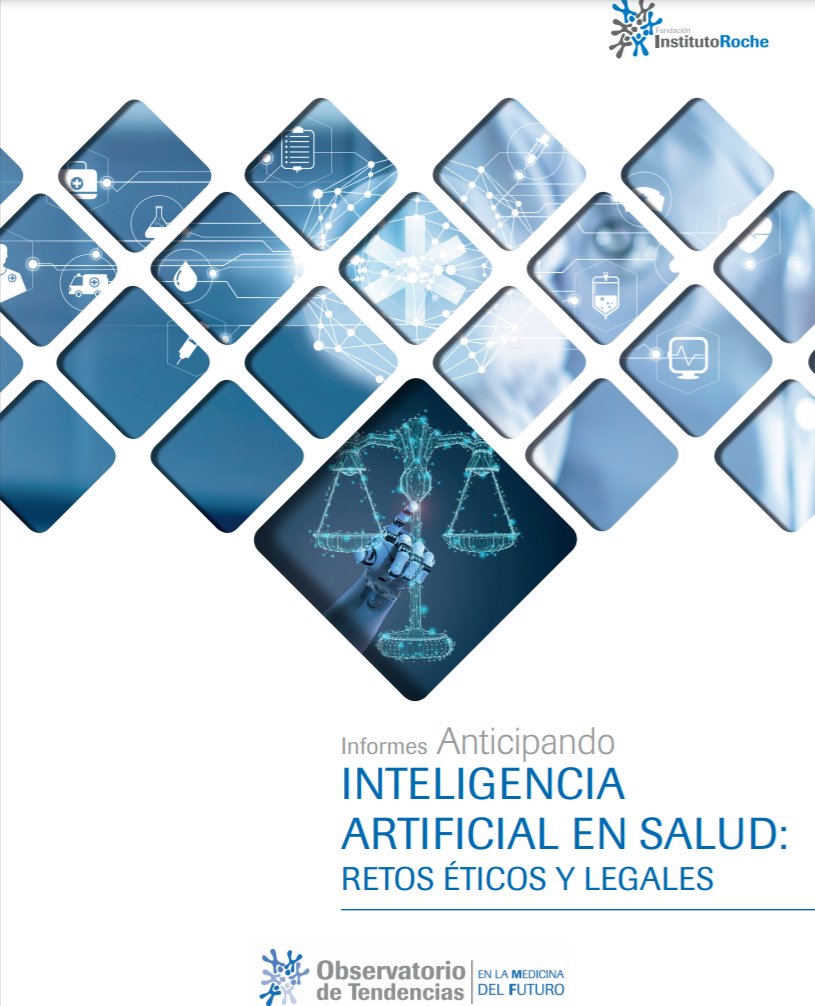 InstitutoRoche's tweet photo. ¡NUEVO! Ya disponible el #InformeAnticipando del Observatorio de Tendencias de Medicina del Futuro. Nos hemos centrado en los retos éticos y legales que presenta la aplicación de la #InteligenciaArtificial en salud. #IARetosÉticosLegales #ObservatorioMF
https://t.co/HAikyRNU5R https://t.co/3KWjRRrxqC