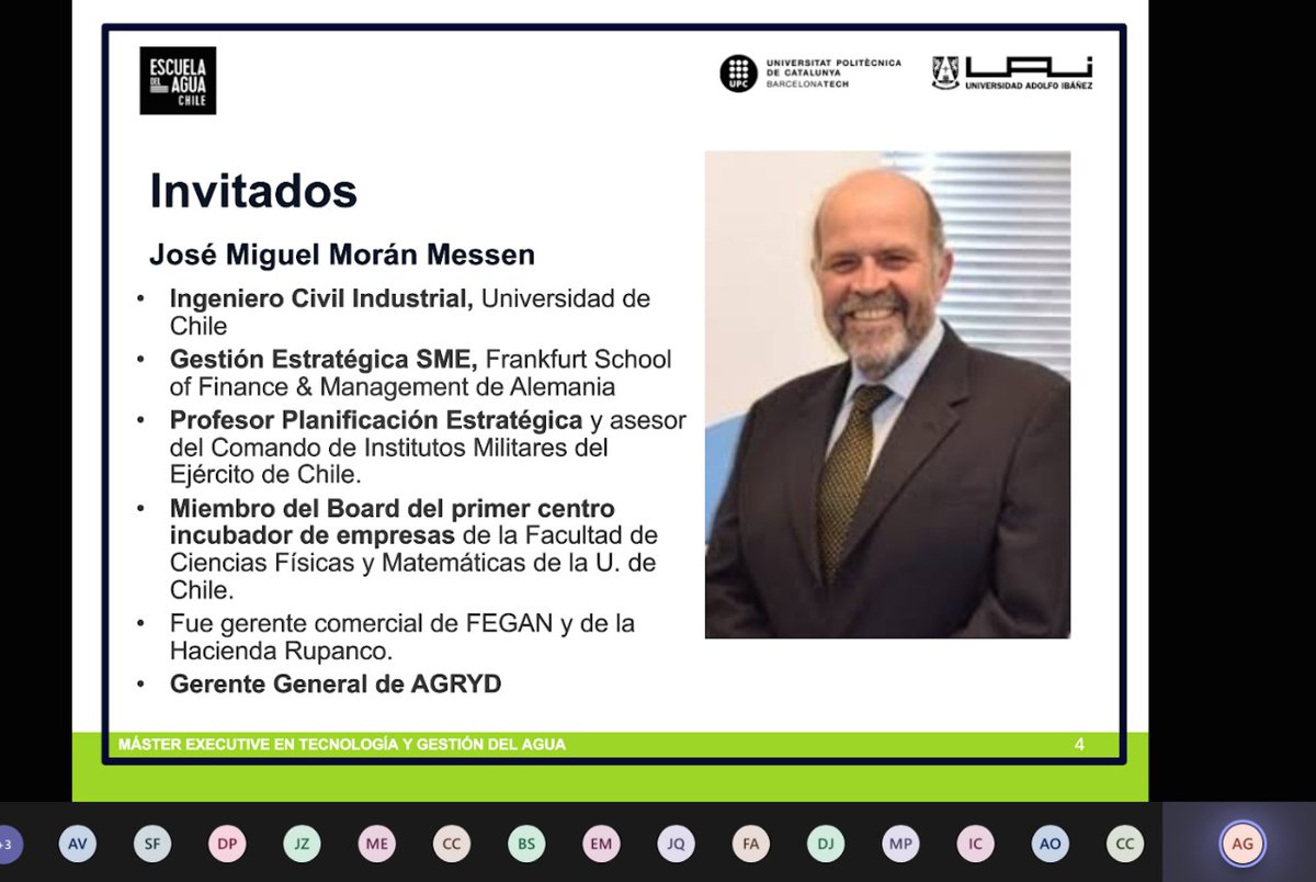 RiegoyDrenaje's tweet photo. Felices de estar participando en el panel de la MESA REDONDA sobre Estrategia y Transformación del Magister de Gestión y Tecnología del Agua (MGTA) de la @UAI_CL.
Muchas gracias por esta excelente invitación!
#Agryd #sustentabilidad #Agua https://t.co/6cZHny825C