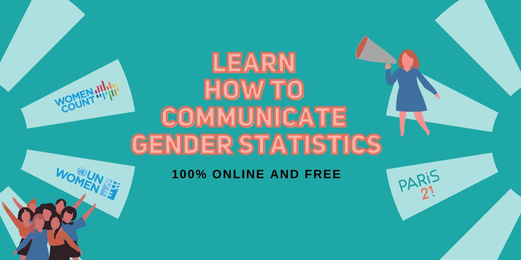 ContactPARIS21's tweet photo. Without #GenderData, many gender inequalities become invisible. You can help bring change by learning how to communicate gender statistics as a journalist or statistician.
Sign up for this course & learn how you can promote #GenderEquality through data. https://t.co/QL4TduFjys https://t.co/VGrvkOh6Tn
