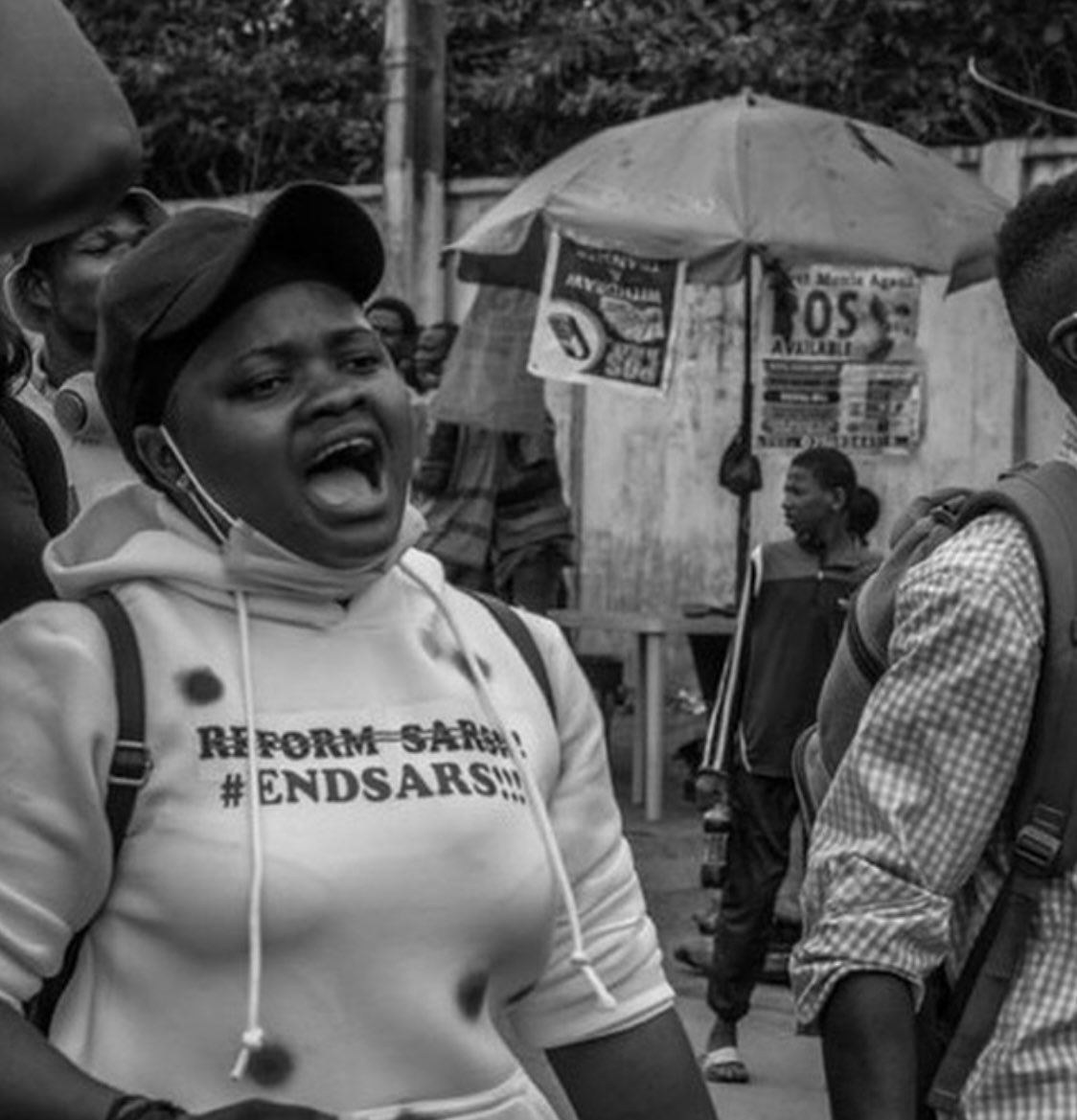 Thread of our favorite images from the  #EndSARS   protests 