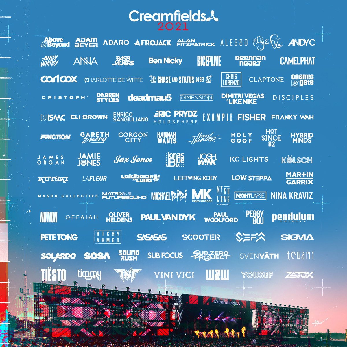 Pepsi MAX presents Creamfields tweet media