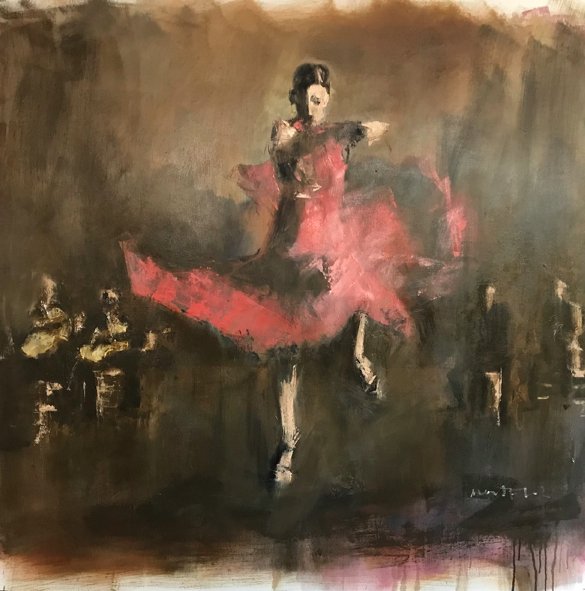 COLLWEB_NETWORK's tweet photo. Painting about the flamenco legacy of Carmen Amaya from Javier Montesol. She has been described as "human Vesuvius" and flamenco came to represent the essence of Spain for the entire world.
https://t.co/WVA9uTv6eB

#art #artist #artcommunity #buyart #onlineart  #empowerartists https://t.co/86RyiXt0O4