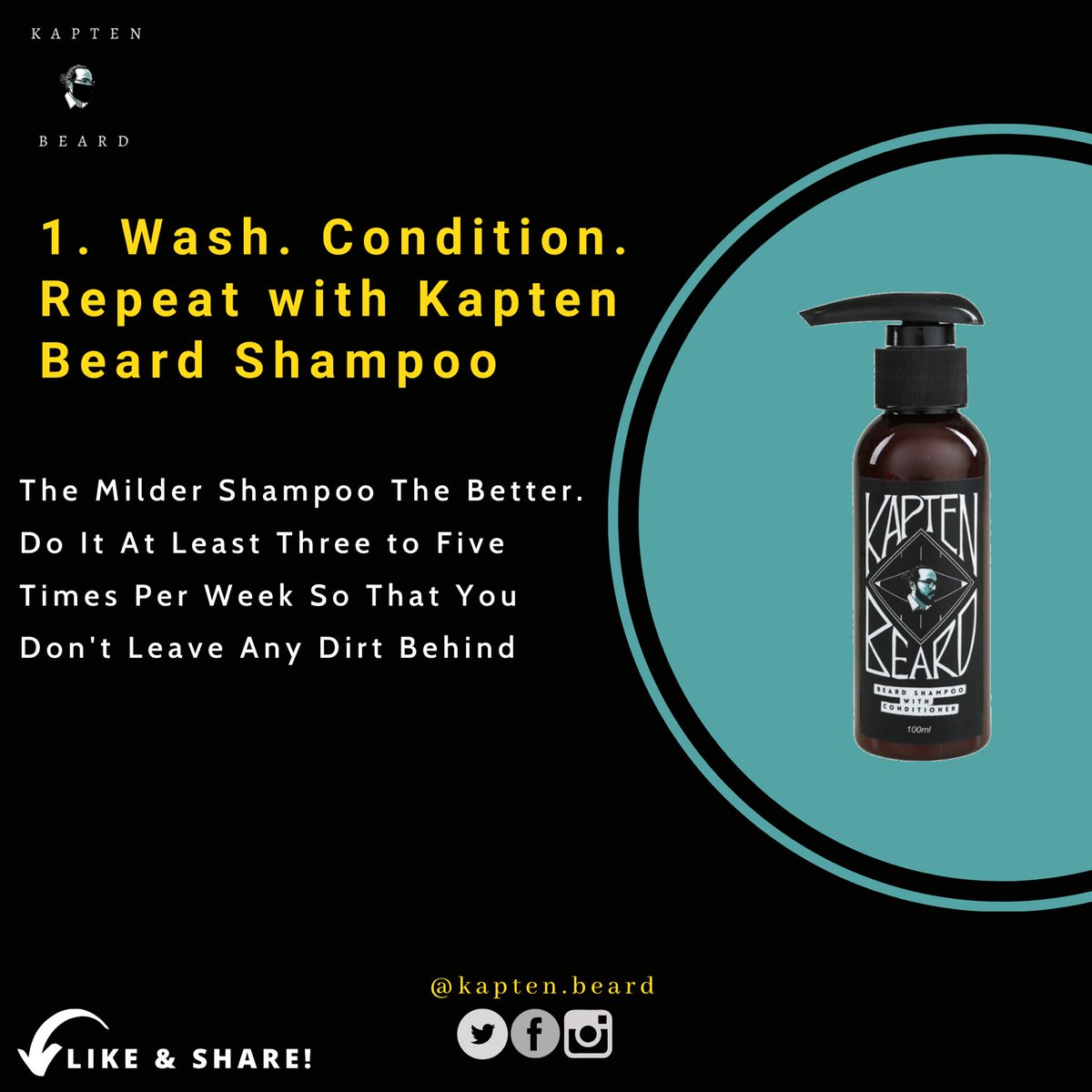 _KaptenBeard_'s tweet photo. [#BEARDinfo] Love your Beard like you love your loved ones.

#beard #beardedmen #beardnation #beardman #beardmalaysia #beardshampoo #beardoil #KaptenBeard #janggut #jambang #GoatherdBrothers #beards #beardfact #beardlife #beardsofMalaysia #instabeard #beardstagram #beardlovers https://t.co/odHRY2kkXL