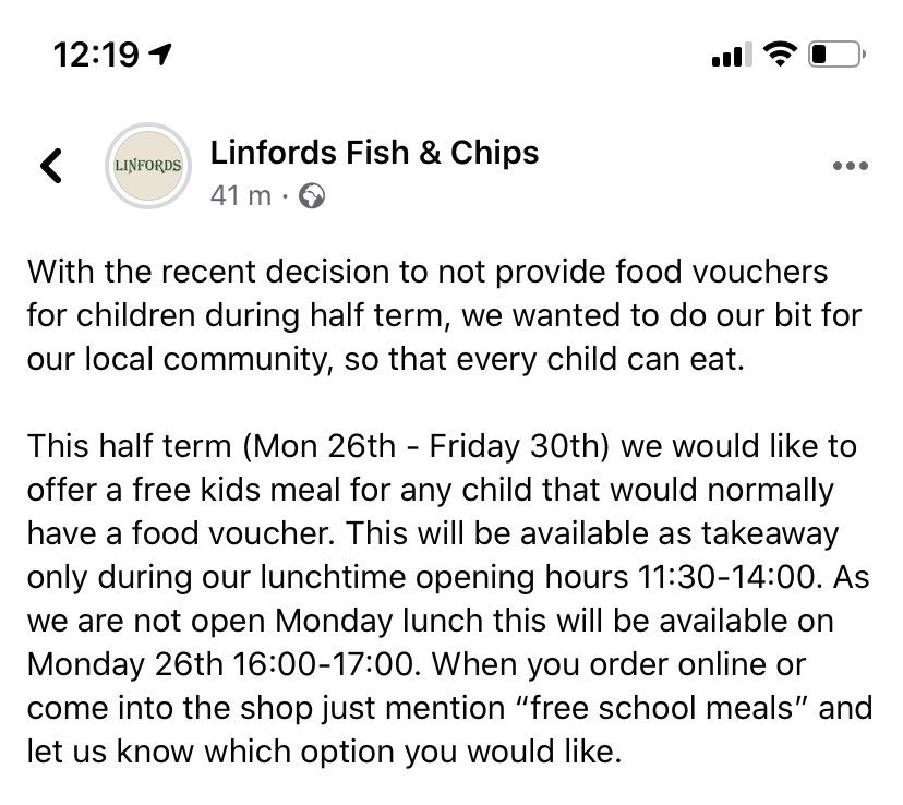 Linfords Traditional Fish & Chip Shop tweet media