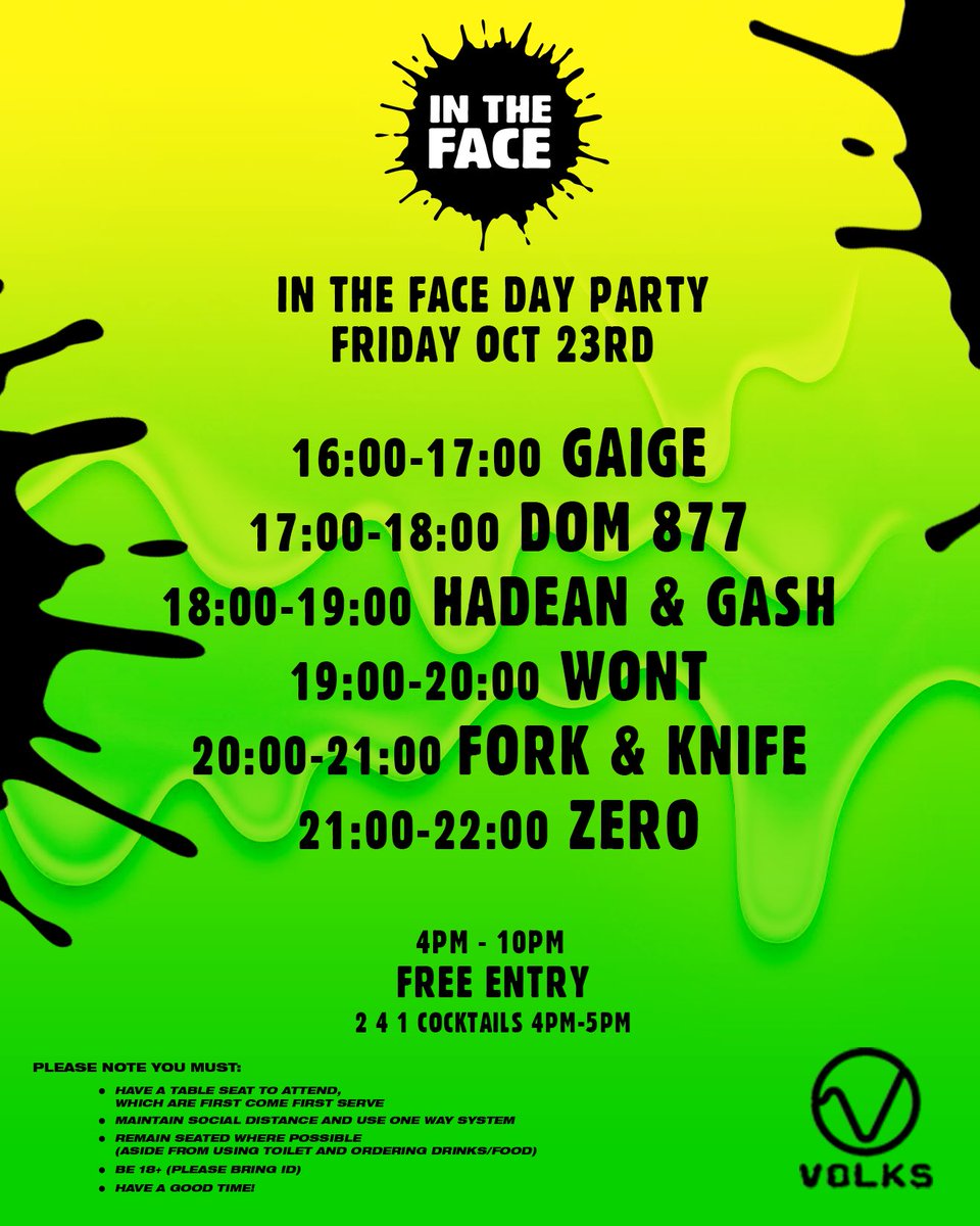 Set times for tonight! @zero_ukb @forkandknife000 <a href="/dom877/">Dom 877 Records</a> <a href="/gashtonlebizzle/">gash</a>
