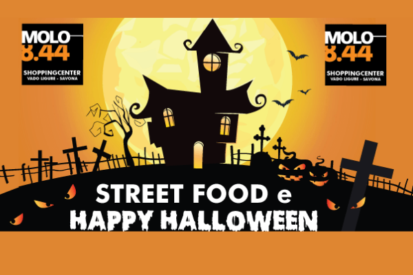 MOLO844's tweet photo. Torna al Molo 8.44 lo street-food in sicurezza! -#DolcettoOScherzettoCentriCommerciali #EventiMolo844 #Halloween #HalloweenAlMolo - Dal 30 ottobre al 1 novembre vi aspettiamo nel nostro Centro con tante attività dedicate alla festività più sp ... - https://t.co/EANtjbmJJf - https://t.co/mxzl4yKt1E