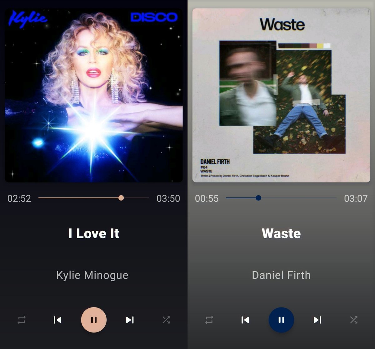 SpinninAlb's tweet photo. 2 great song released today to kick start the weekend.
'I Love It' by #Kylie
'Waste' by #DanielFirth

▶🔊🎶

#newmusicfriday https://t.co/50Ae97hKgC