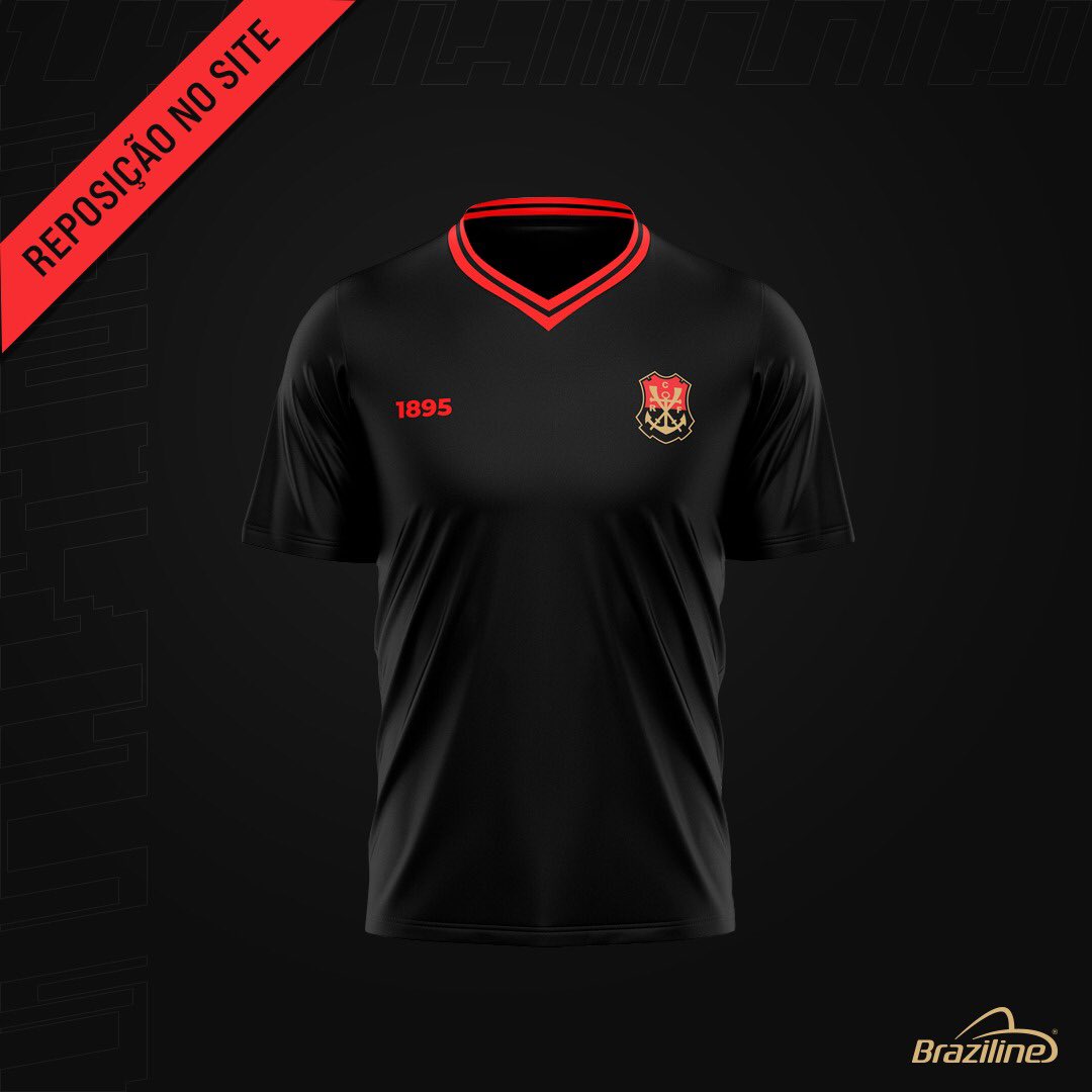 camisa flamengo ship braziline