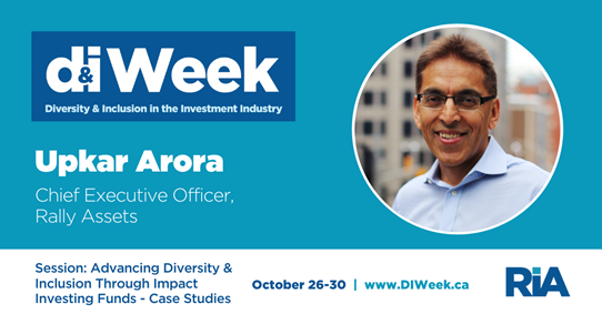 Pleased to be supporting <a href="/RIACanada/">RIA</a>'s D&amp;I week. Join us as we discuss how we apply an equity lens to our impact funds. diweek.ca