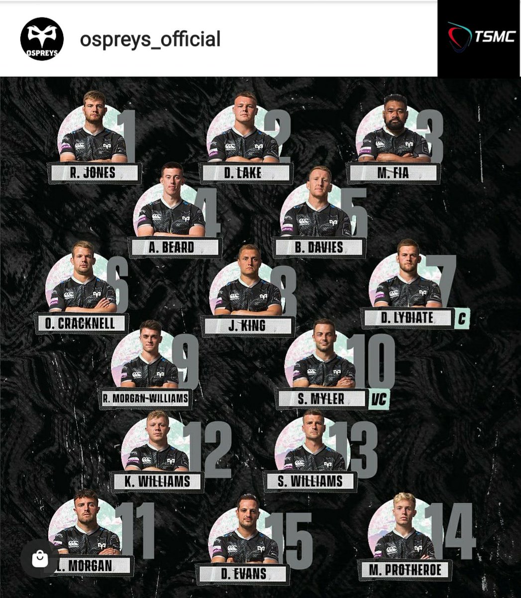 TSMCGlobal's tweet image. Great to see our Powerhouse Hooker, @dewilake make his 1st @pro14official start for @ospreys_official tomorrow as they take on @glasgowwarriors at the @libertystadium. The former @welshrugbyunion U20's Captain has been biding his time and will be raring to go! Best of luck Dew!