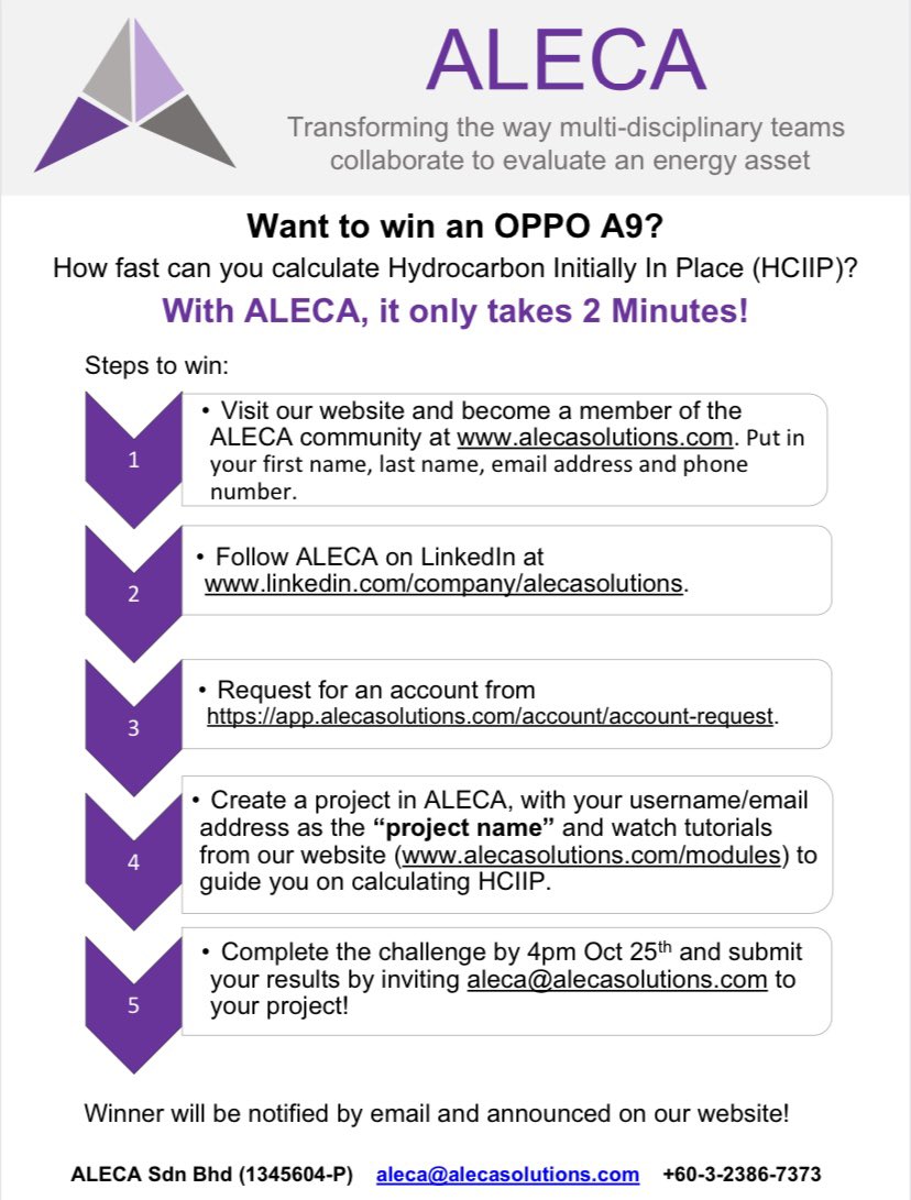 agsceutp's tweet photo. Want to win an OPPO A9? Say no more, ALECA Sdn Bhd  is currently having a short challenge for everyone to join! Just follow the 5 simple steps and 💥 you’re done!

🟣 Visit
🟣Follow
🟣Request
🟣Create 
🟣Complete https://t.co/agocTe6vfJ
