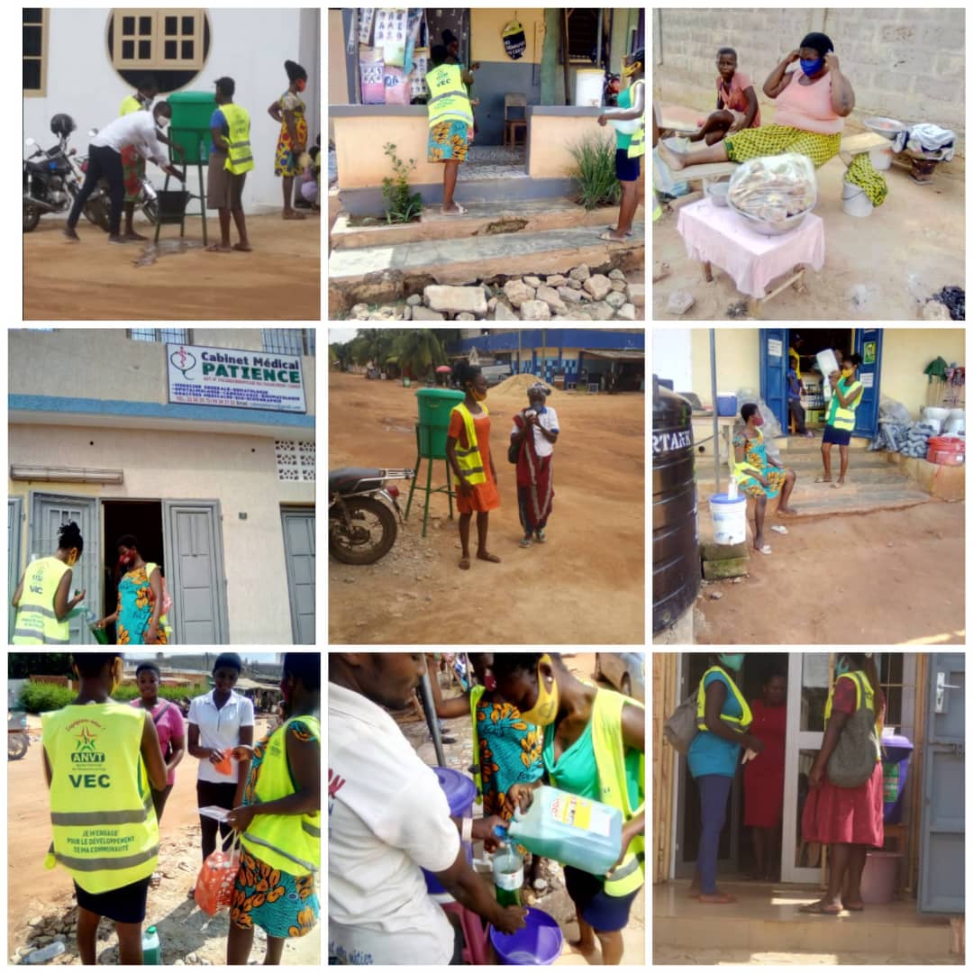 anvt_togo's tweet photo. Les VEC d'Amadahomé ont sensibilisé et ont distribué les cache-nez et savons liquide aux fidèles de l'église Yesu l'agbé d'Amadahome, et aux patrons d'ateliers, ce mercredi 21 octobre 2020.
#VEC
#CRVLomé
#PAPV
#UE
#ANVT https://t.co/wSHNErMDo8