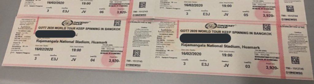 [Please RT]🙏🏻🙏🏻🙏🏻

ตามหาคนที่ซื้อบัตรต่อจากเรา2ใบ วันอาทิตย์ ที่นั่ง03-04ค่ะ 

#GOT7 #GOT7_WORLDTOUR
#GOT7_KEEPSPINNING
#GOT7KEEPSPINNINGinBKK