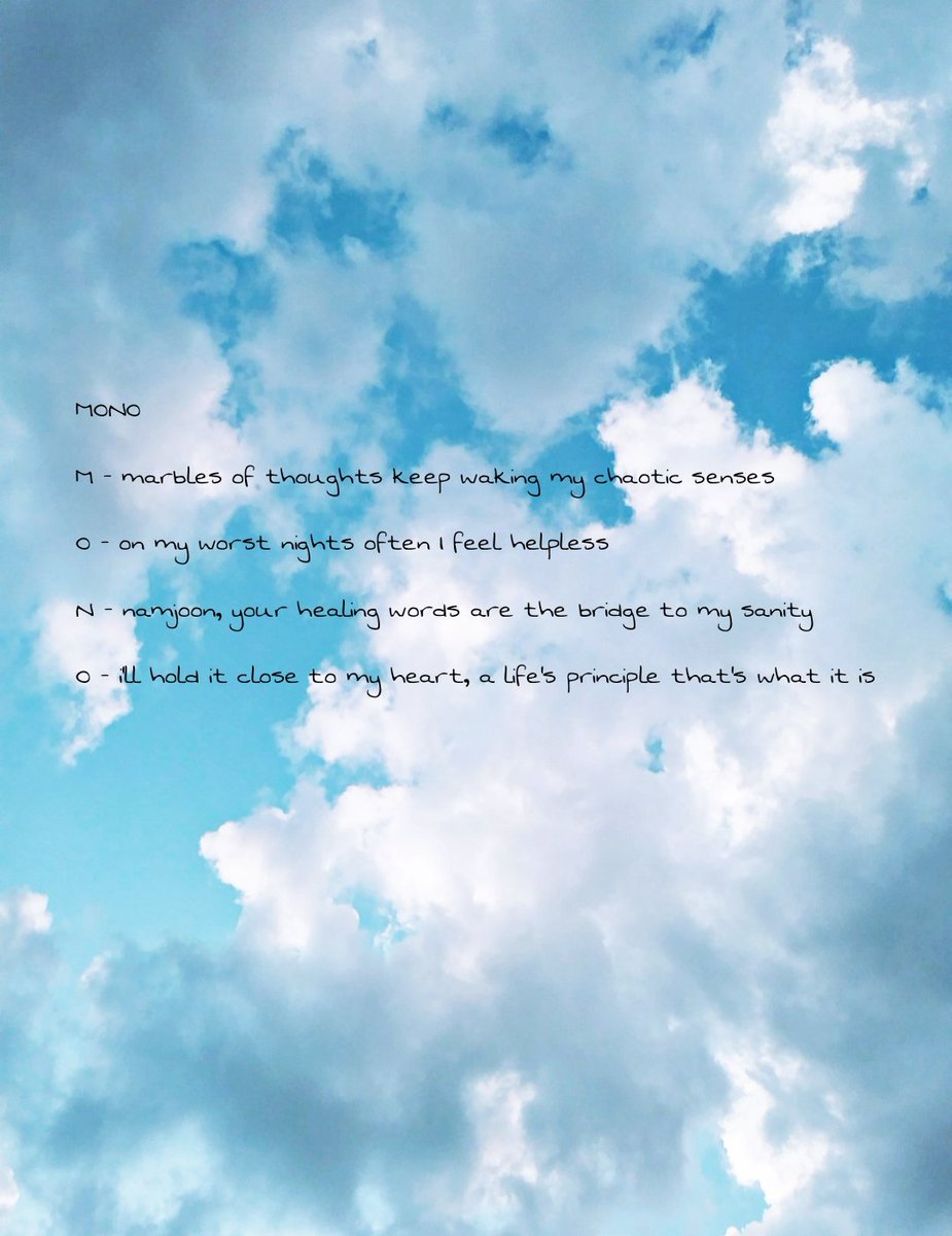 a_naddie's tweet photo. @theRM_PRINT @BTS_twt @RM_Peru @RMGlobalProject @rmchartsdata @JoonsBonsai94 My entry for #Mono_Poem 💜
@theRM_PRINT @theRM_PRINT02
#RM
#KimNamjoon
#RMono_Poem
#RMonoDay
#2YearsWithMono
#Mono2ndAnniversary
#OuRMonoversary
#WakeUpInMono #HealingWithRMono
#알엠 #김남준 #방탄소년단
#방탄소년단RM #방탄소년단알엠
@BTS_twt https://t.co/VBygQSII2x