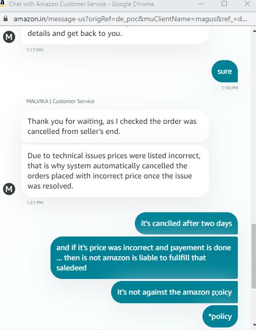 Amazon Help A Twitter We Get Your Disappointment Once The Order Is Cancelled We Ll Not Be Able To Make Any Changes To It Or Reinstate It Kindly Place A New Order Kk Amazon Help A Twitter We Get Your Disappointment Once The Order Is Cancelled We Ll Not Be Able To Make Any Changes To It Or Reinstate It Kindly Place A New Order Kk
